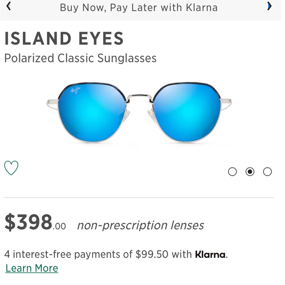 Like New Maui Jim Island Eyes Sunglasses